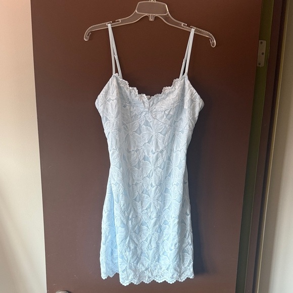 Anthropologie Dresses & Skirts - NWT MARE MARE x Anthropologie Blue Lace Mini Dress